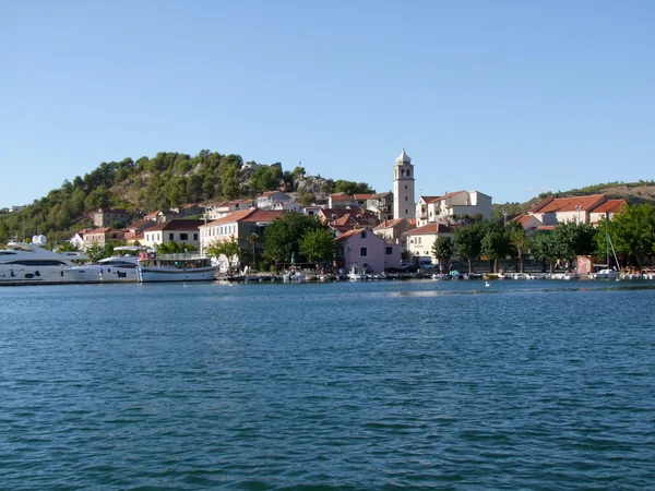 Skradin - perto de Krka Nationalpark na croácia — Fotografia de Stock