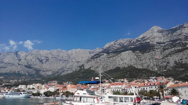 Makarska riviera, dalmácia na croácia — Fotografia de Stock