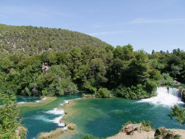 Krka - Waterfalls Nationalpark Croatia — Stock Photo, Image