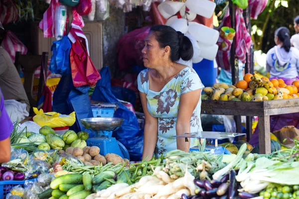 Village Mercado asiático — Foto de Stock