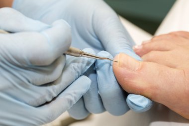 Güzellik Salonu bir pedikür süreci