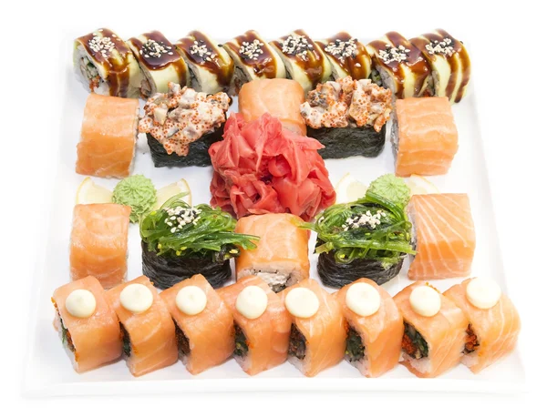 Delicioso sushi de mariscos —  Fotos de Stock