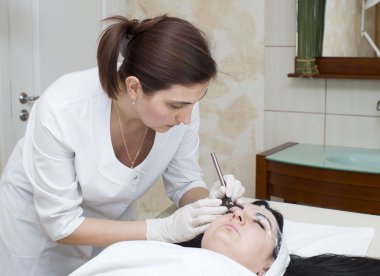 Mikrobleyding kaşlar iş akışı