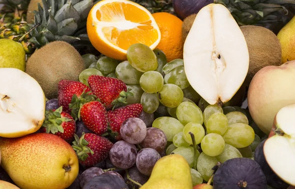 Background of fresh fruits — Stock Photo, Image