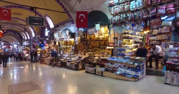 Grand bazaar i istanbul — Stockvideo