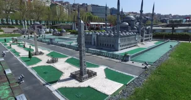 Miniaturpark istanbul — Stockvideo