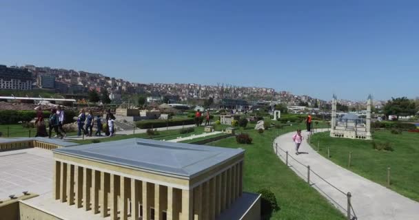 Miniaturpark istanbul — Stockvideo