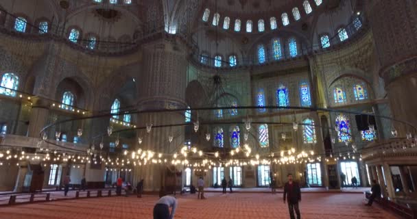 Modrá mešita v İstanbu — Stock video
