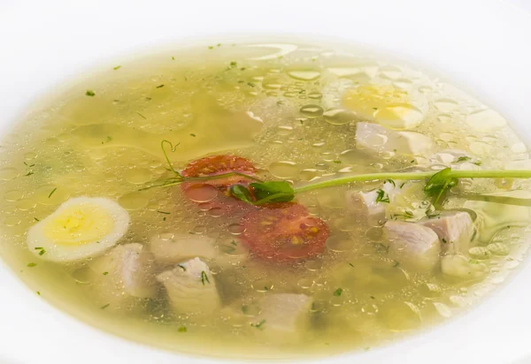 Soup with pasta — Stock Photo, Image