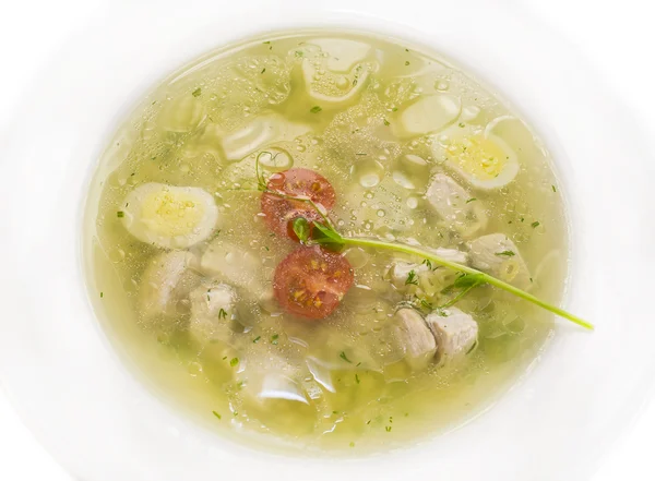 Soup with pasta — Stock Photo, Image