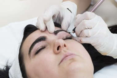 Mikrobleyding kaşlar iş akışı