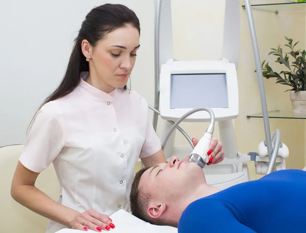 Prozess in der Klinik Lipomassage — Stockfoto