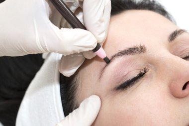 Mikrobleyding kaşlar iş akışı