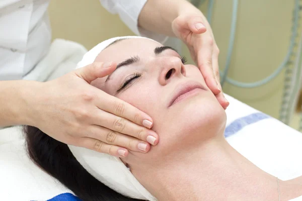 Process of massage and facials — Stock Photo, Image