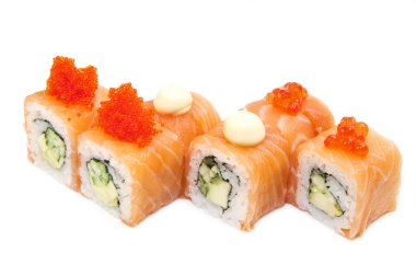 lezzetli deniz ürünleri suşi