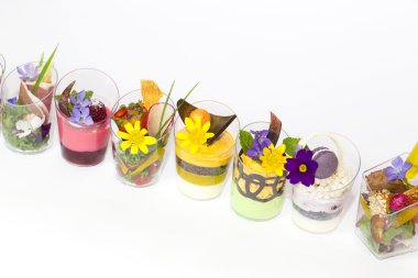 et ve sebze ile Mini kanepe 