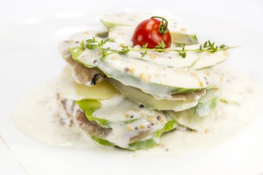 sebze ile ringa balığı