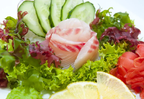 Cozinha japonesa sashimi — Fotografia de Stock