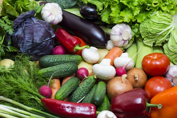 Taze sebzelerin arka planı