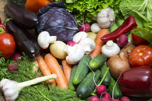 Taze sebzelerin arka planı