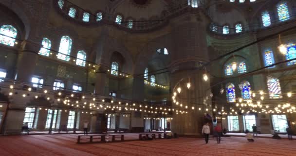 Modrá mešita v Istanbulu — Stock video