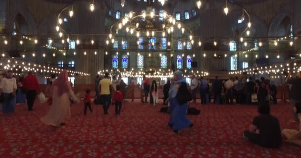 İstanbul 'daki Mavi Cami — Stok video