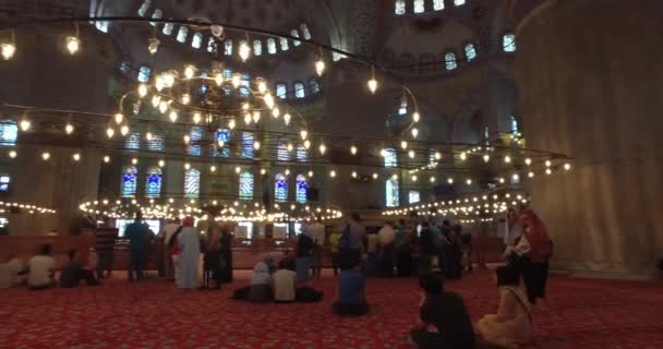 İstanbul 'daki Mavi Cami — Stok video