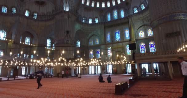 Masjid Biru di Istanbul — Stok Video