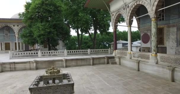 Palacio Topkapi antiguo otomano — Vídeos de Stock