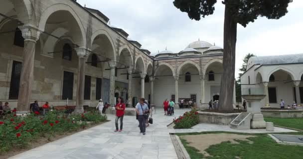 Topkapi palác starověký Osmanská — Stock video