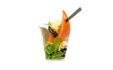 et ve sebze ile Mini kanepe