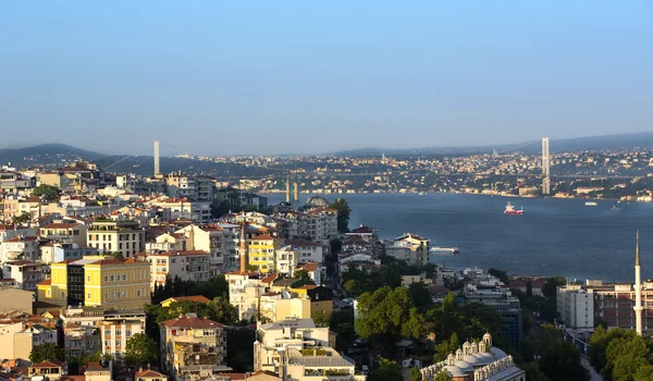 Istambul Panorama da torre de galata — Fotografia de Stock