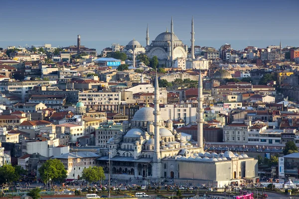 Istanbul Panorama depuis la tour de galata — Photo