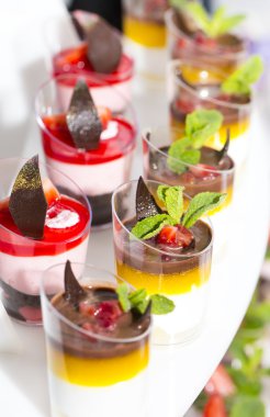 plastik bardak Mini kanepeler 