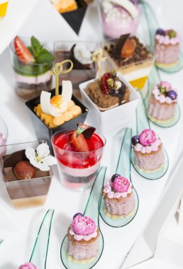 plastik bardak Mini kanepeler 