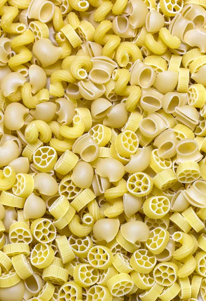 Rohe Pasta Hintergrund aus nächster Nähe — Stockfoto