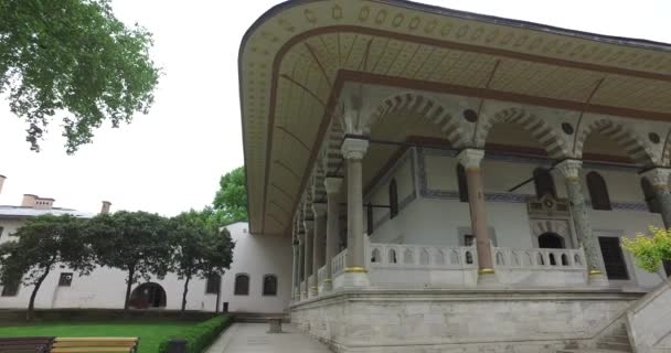 トプカピ宮殿古代オスマン帝国の君主 — ストック動画