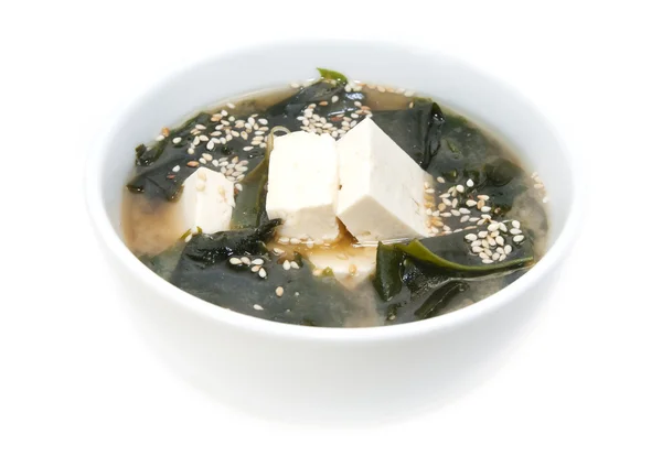 Japonská polévka s bylinkami a sýrem — Stock fotografie