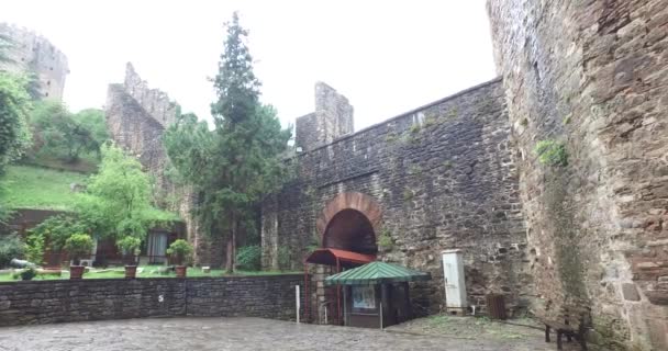 Antigua fortaleza Rumeli en Estambul — Vídeos de Stock