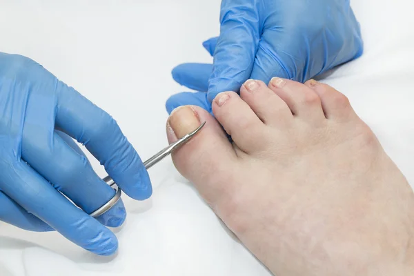 Proces van pedicure — Stockfoto