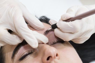 Mikrobleyding kaşlar iş akışı 