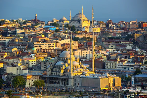 Istanbul panoráma a galata toronyból — Stock Fotó