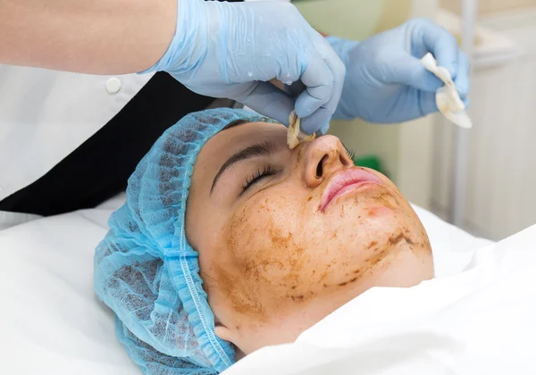 Process of massage and facials — Stock Photo, Image