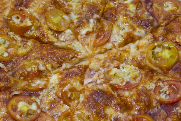 Pizza de carne de fondo —  Fotos de Stock