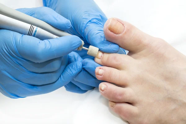 Process of pedicure — Stock Photo, Image