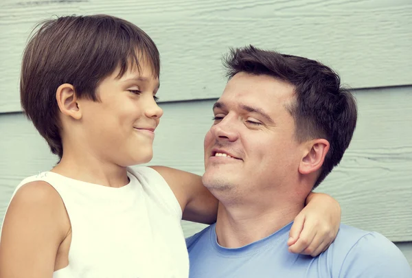 Pai e filho — Fotografia de Stock