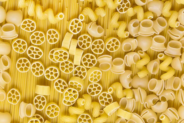 Rohe Pasta Hintergrund aus nächster Nähe — Stockfoto