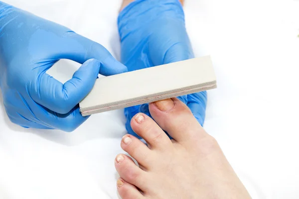 Process of pedicure — Stock Photo, Image