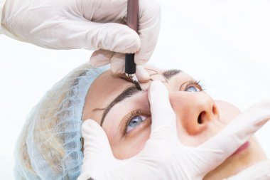 Mikrobleyding kaşlar iş akışı 