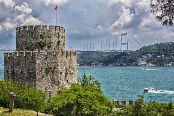 Antigua fortaleza Rumeli en Estambul — Foto de Stock